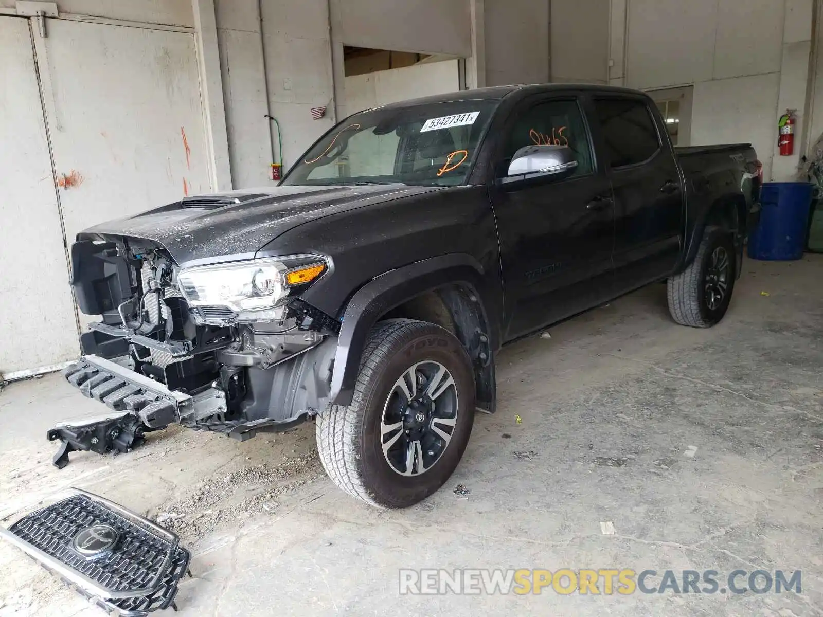 2 Фотография поврежденного автомобиля 3TMCZ5ANXKM276017 TOYOTA TACOMA 2019