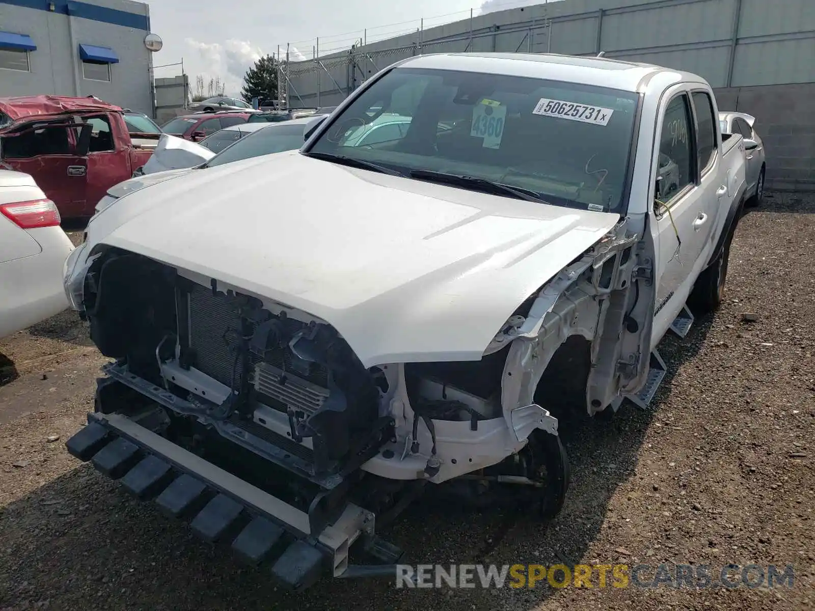 2 Photograph of a damaged car 3TMCZ5ANXKM277846 TOYOTA TACOMA 2019