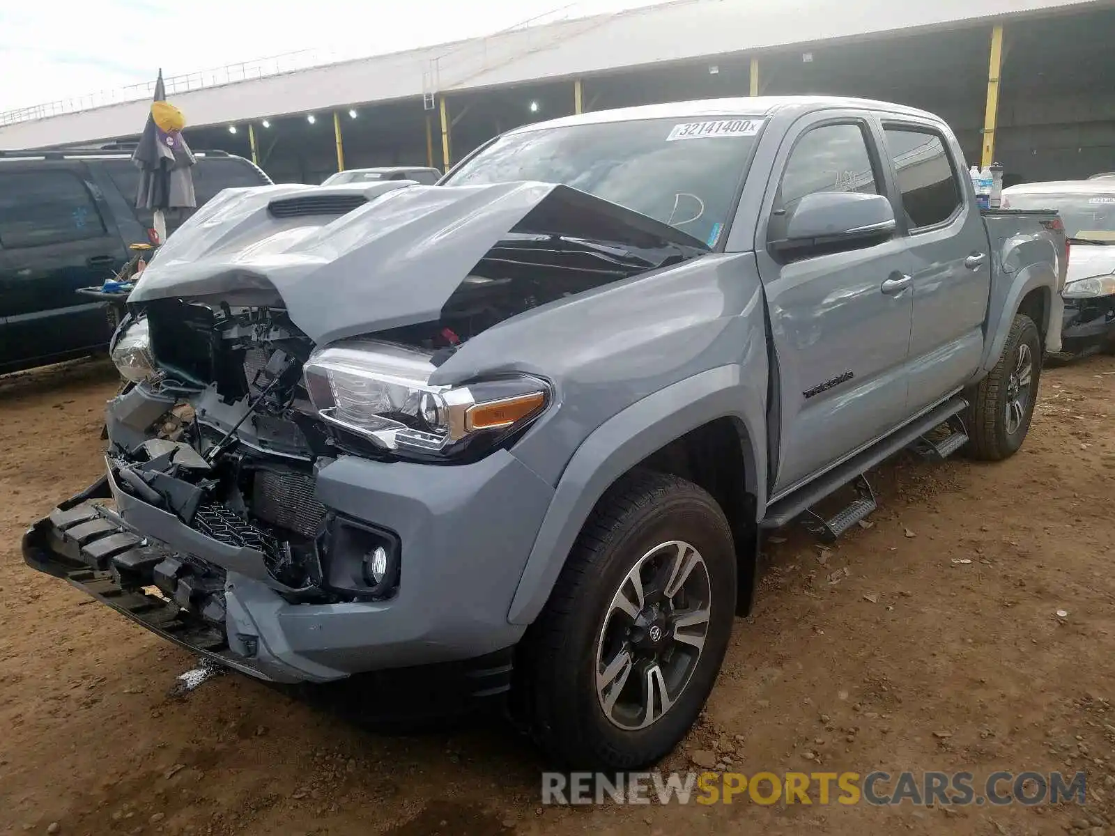 2 Photograph of a damaged car 3TMCZ5ANXKM279337 TOYOTA TACOMA 2019