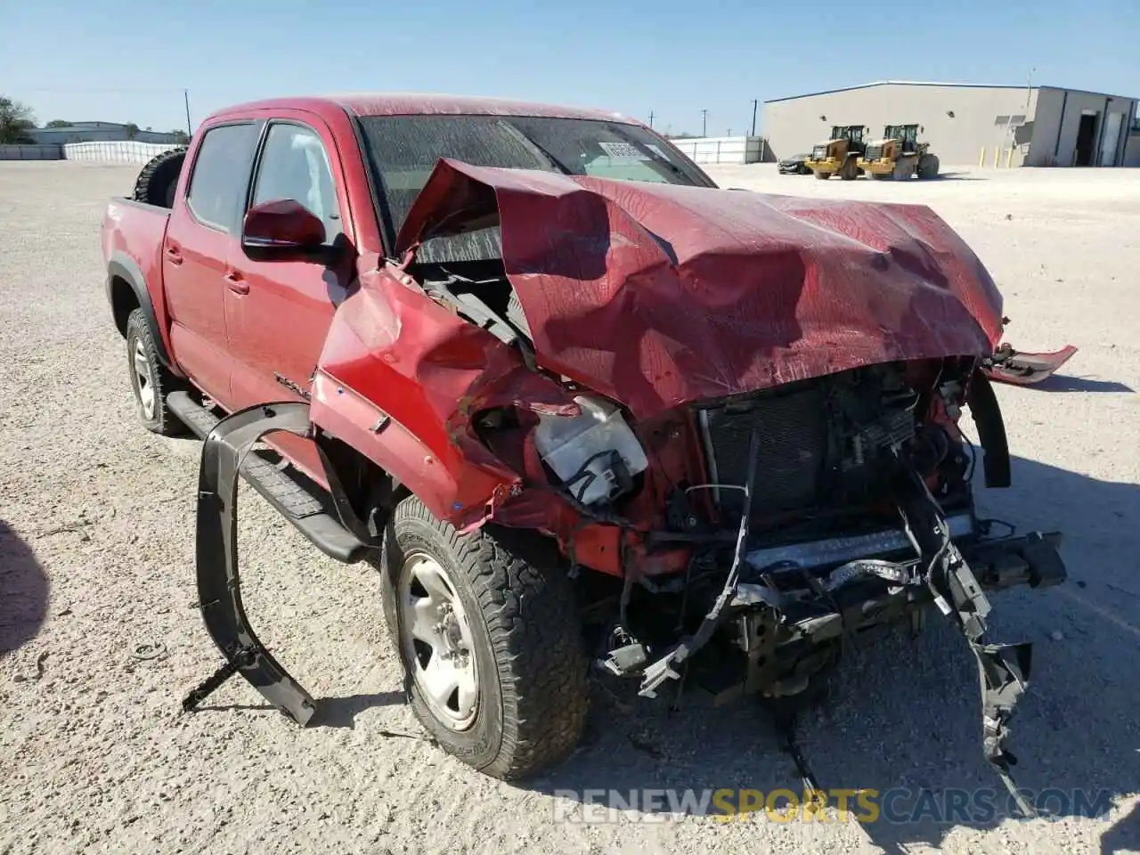 1 Photograph of a damaged car 3TMCZ5ANXKM282318 TOYOTA TACOMA 2019