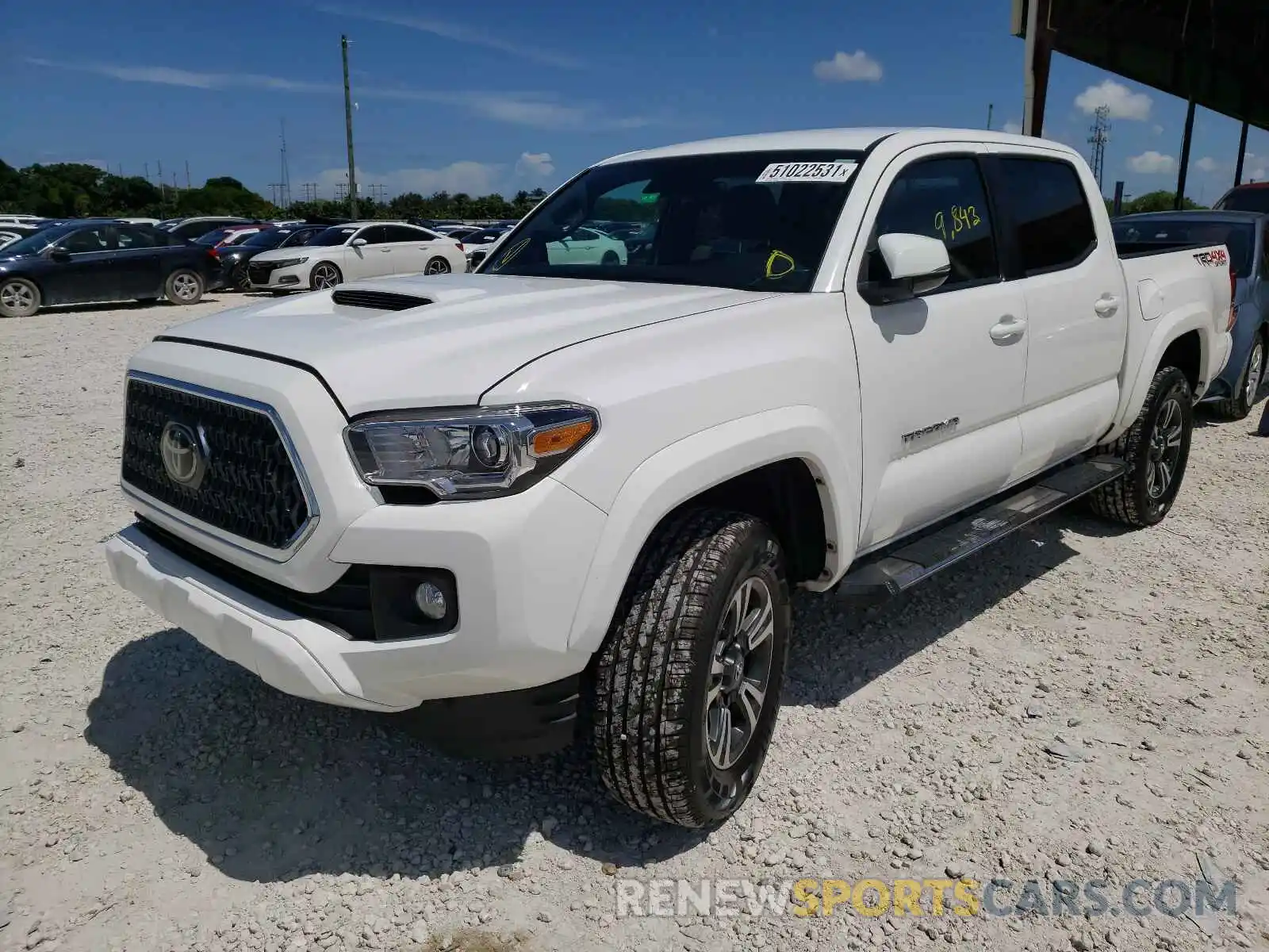 2 Photograph of a damaged car 3TMCZ5ANXKM284389 TOYOTA TACOMA 2019