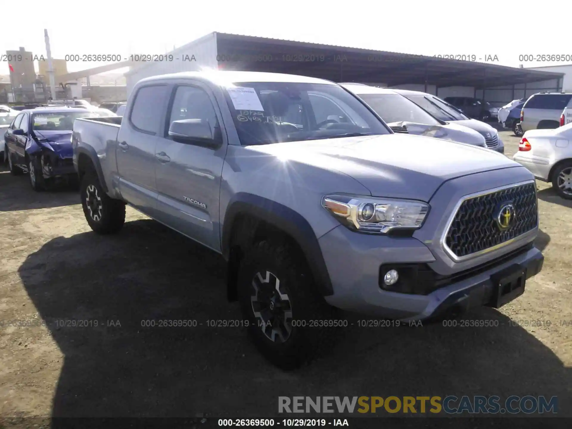 1 Photograph of a damaged car 3TMDZ5BN0KM056548 TOYOTA TACOMA 2019