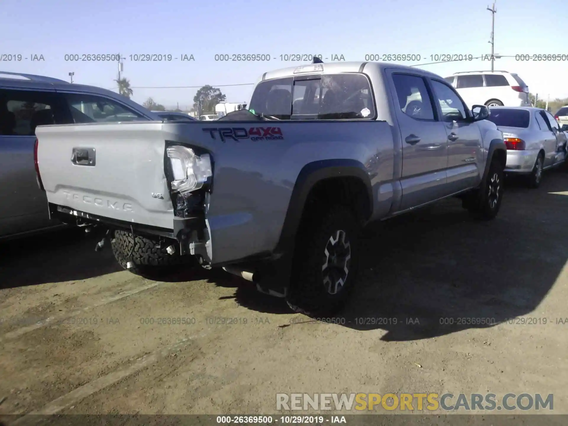 4 Photograph of a damaged car 3TMDZ5BN0KM056548 TOYOTA TACOMA 2019