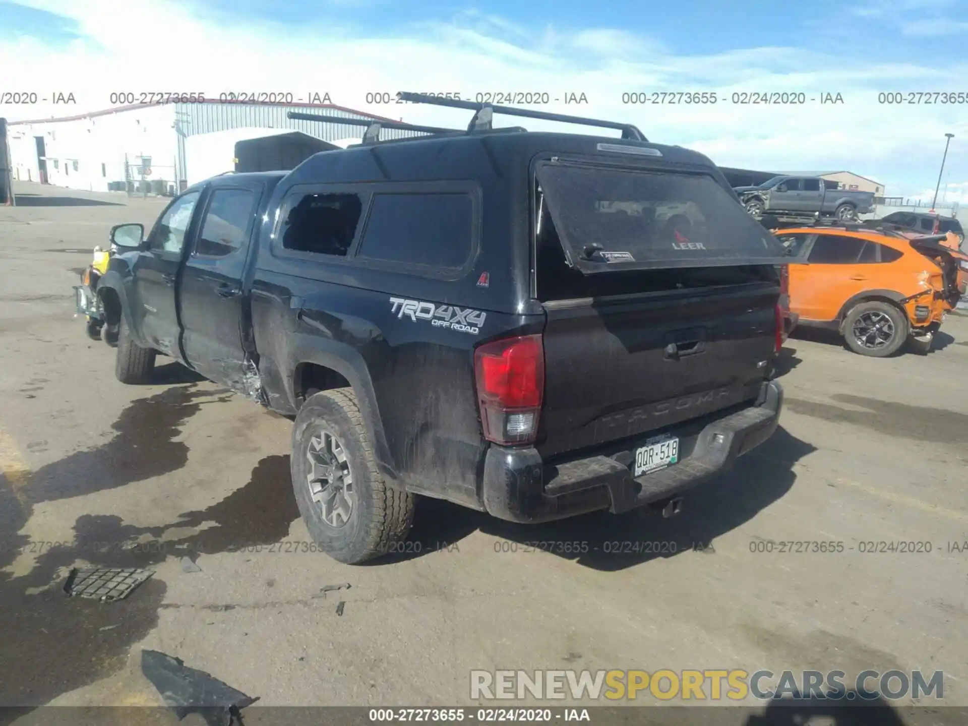 3 Photograph of a damaged car 3TMDZ5BN0KM056646 TOYOTA TACOMA 2019