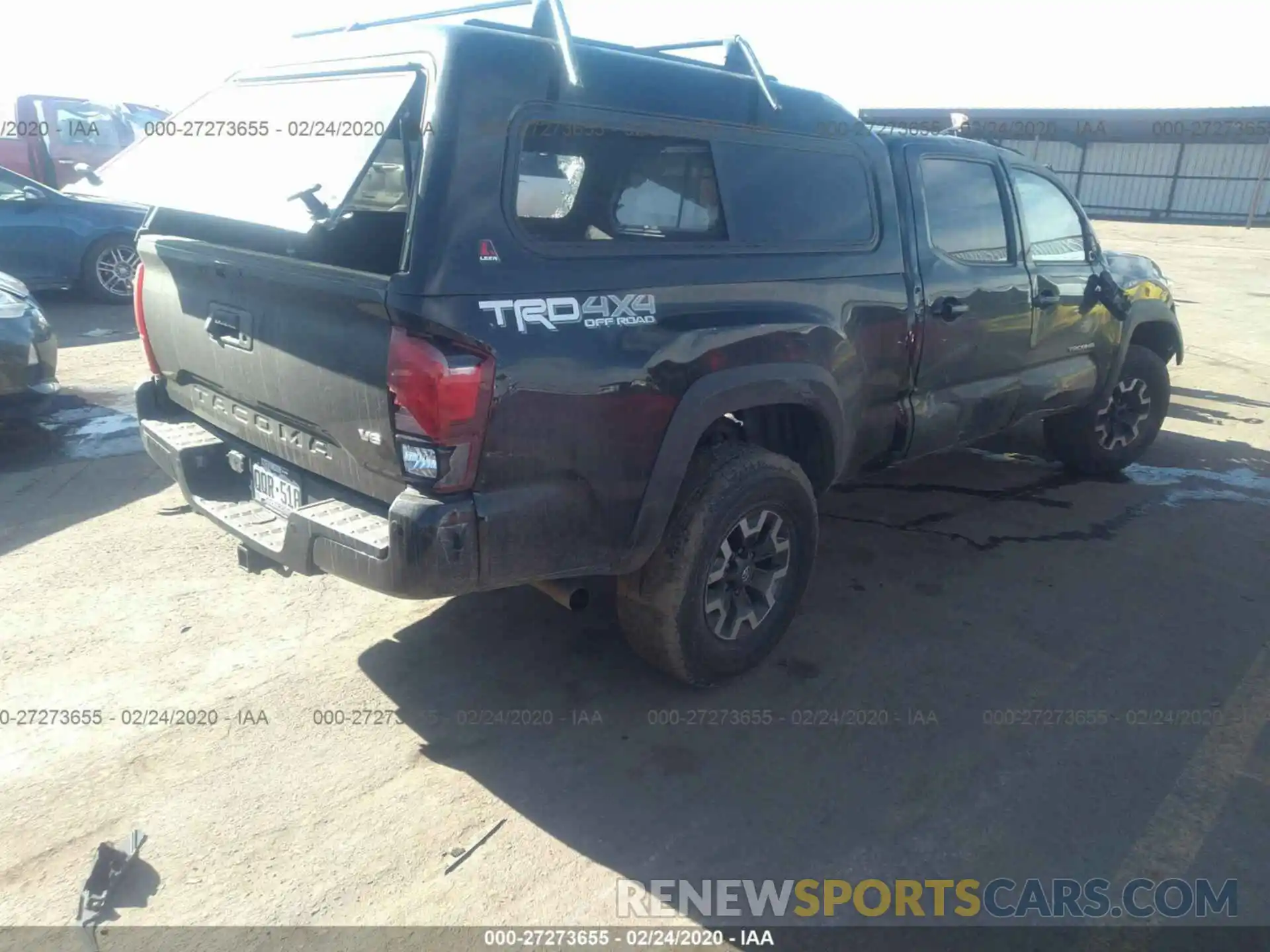 4 Фотография поврежденного автомобиля 3TMDZ5BN0KM056646 TOYOTA TACOMA 2019