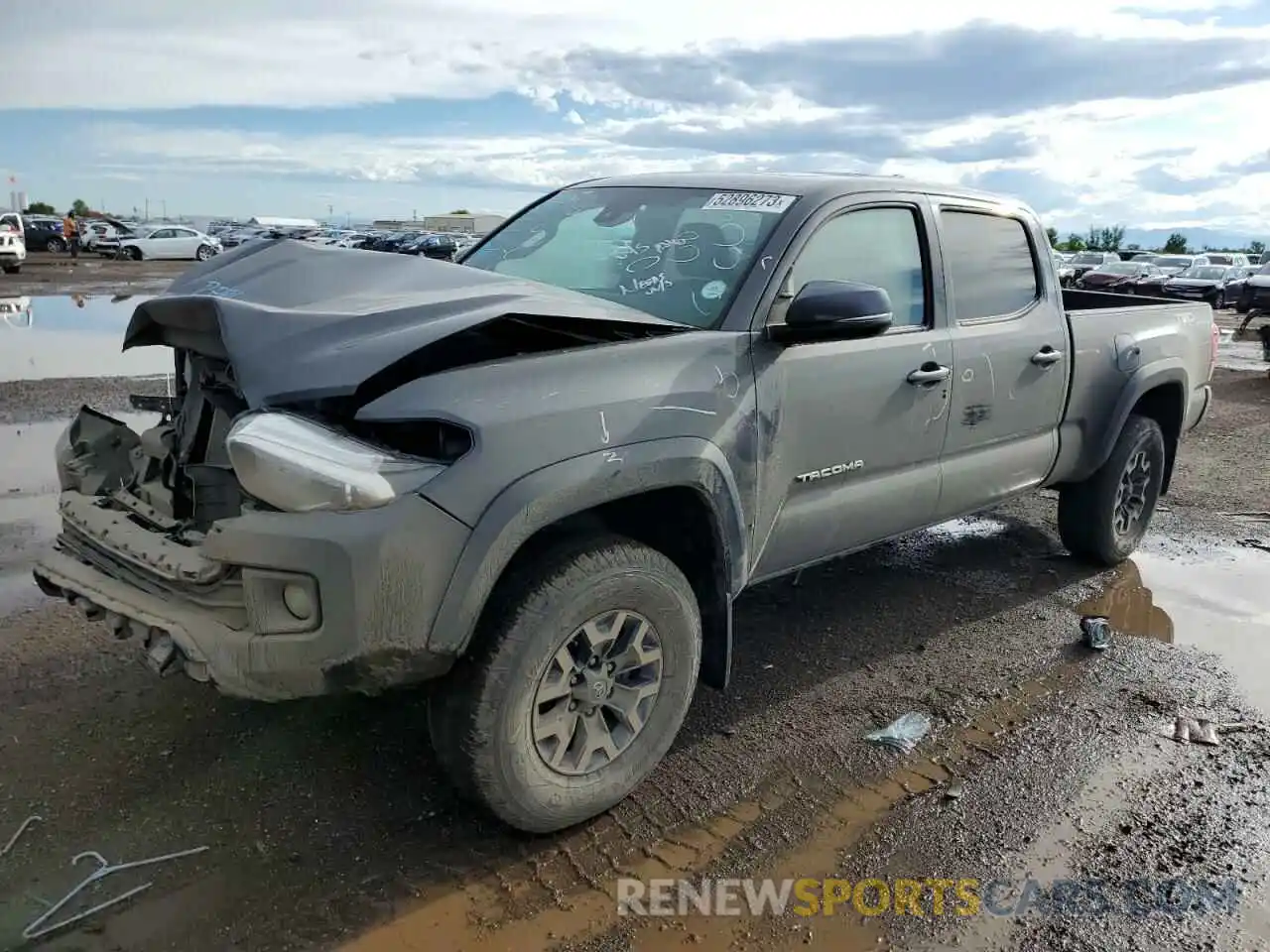 1 Photograph of a damaged car 3TMDZ5BN0KM056985 TOYOTA TACOMA 2019