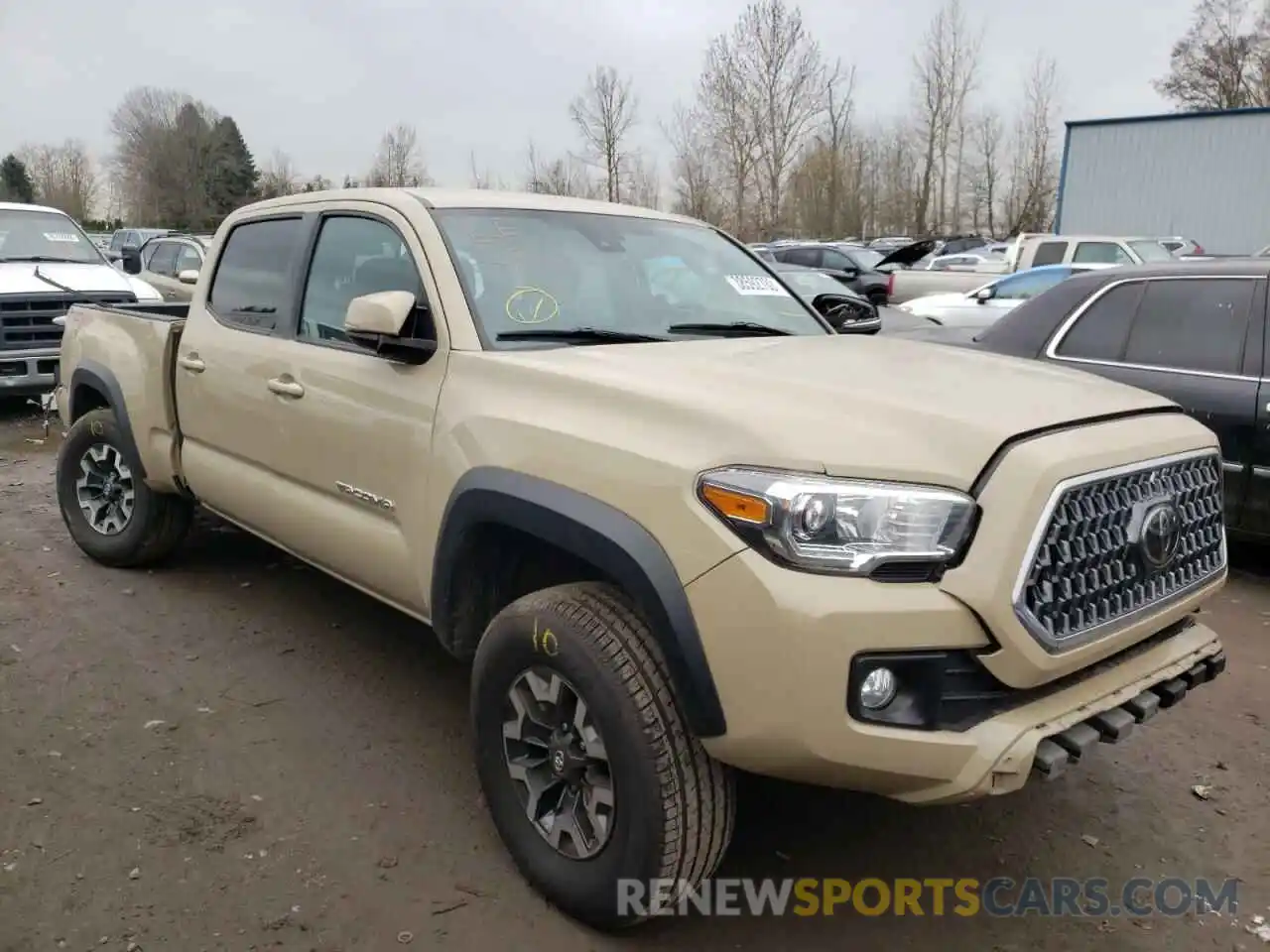 1 Photograph of a damaged car 3TMDZ5BN0KM058834 TOYOTA TACOMA 2019