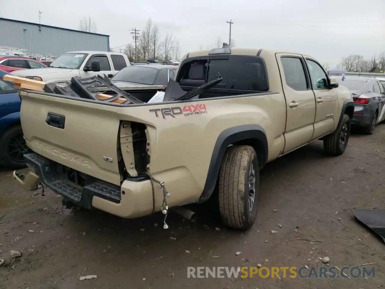 4 Photograph of a damaged car 3TMDZ5BN0KM058834 TOYOTA TACOMA 2019