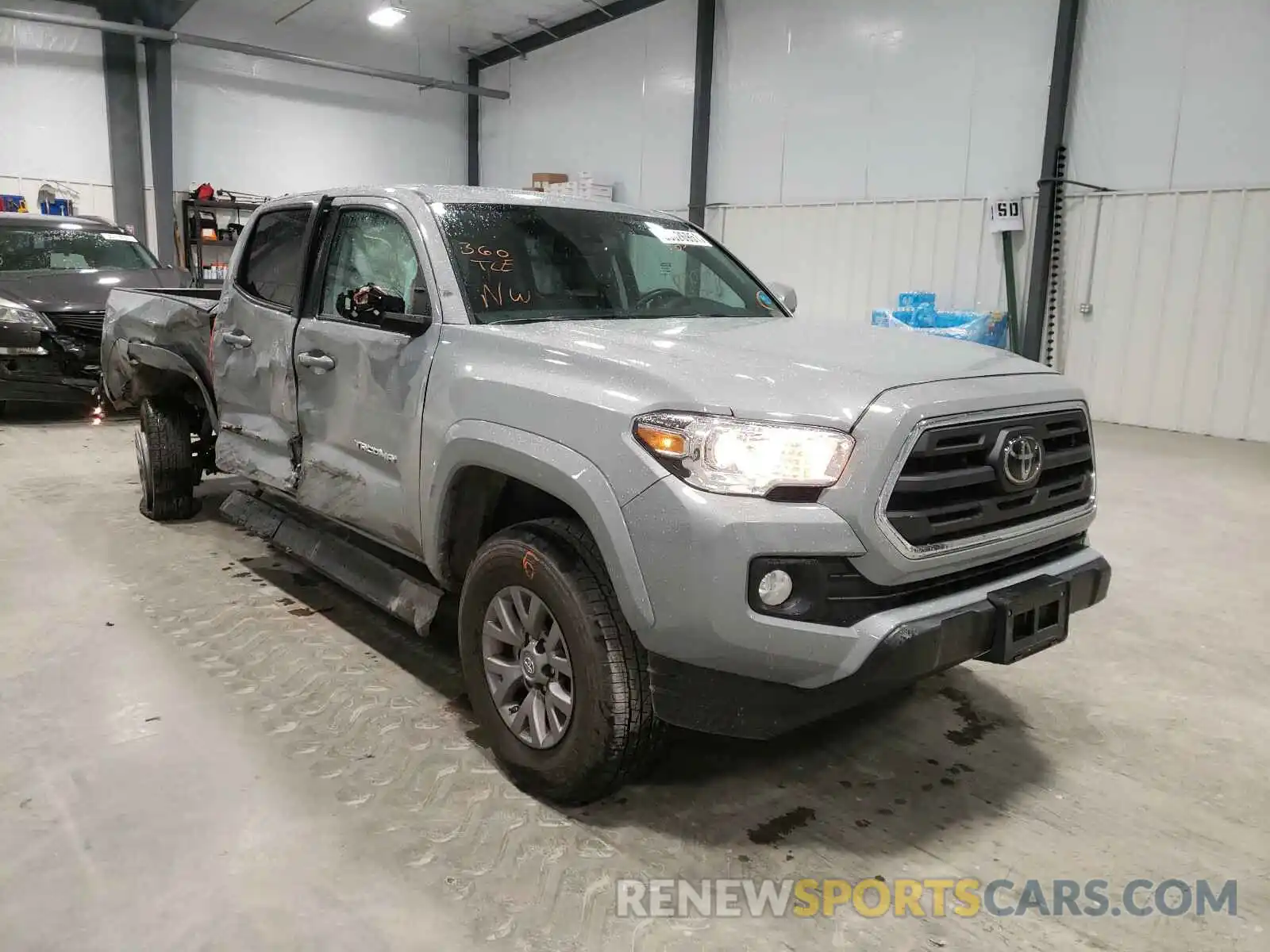 1 Photograph of a damaged car 3TMDZ5BN0KM059465 TOYOTA TACOMA 2019