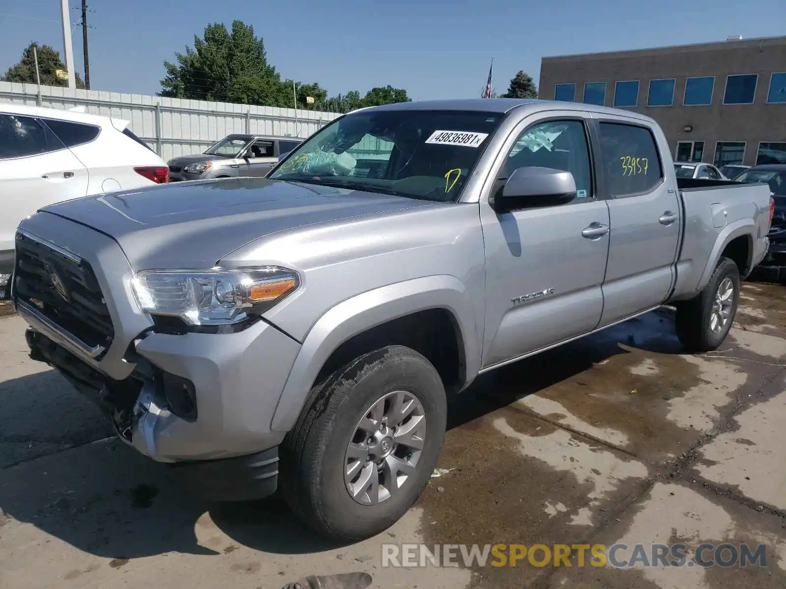 2 Photograph of a damaged car 3TMDZ5BN0KM060597 TOYOTA TACOMA 2019