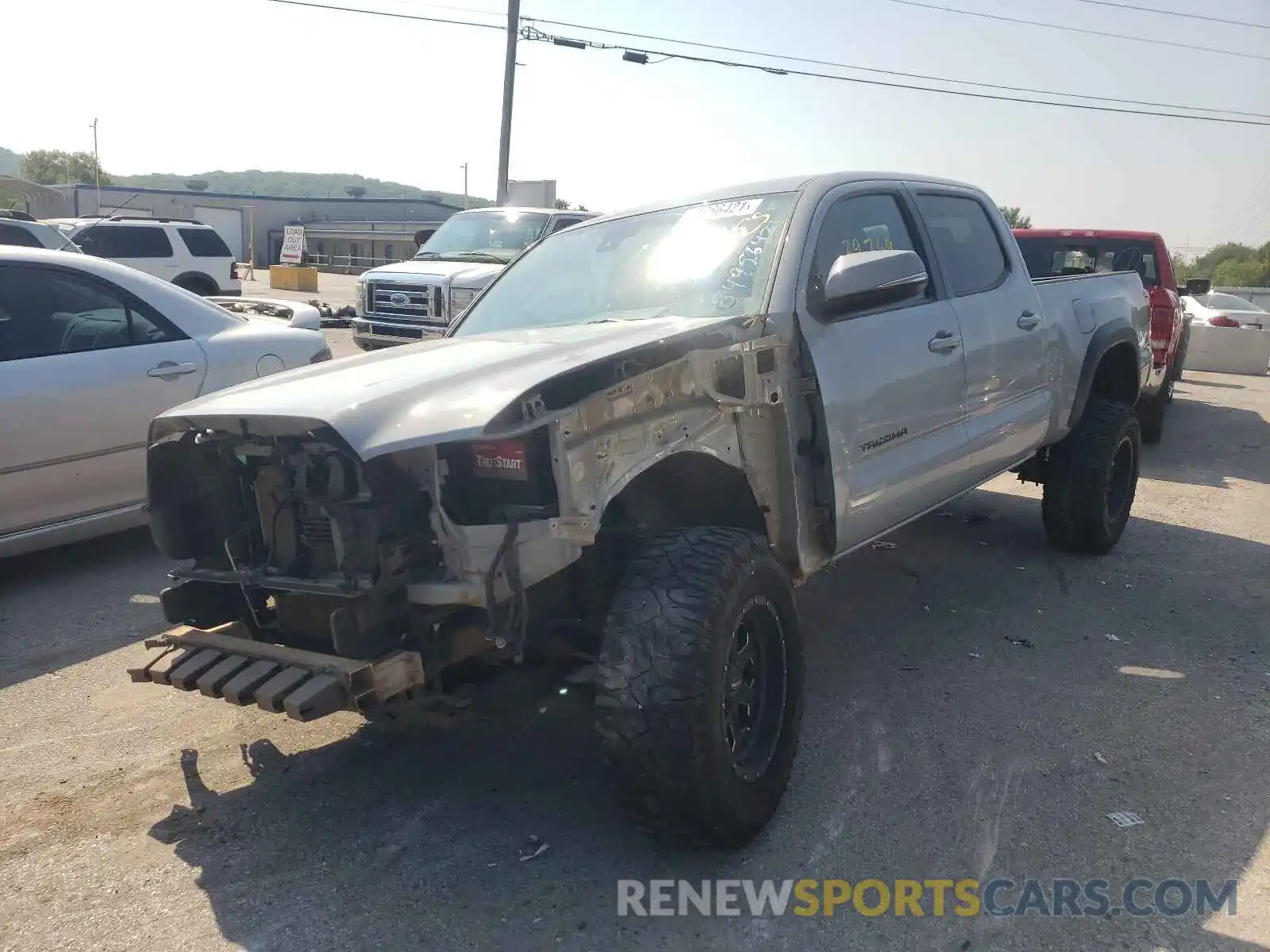 2 Photograph of a damaged car 3TMDZ5BN0KM063242 TOYOTA TACOMA 2019