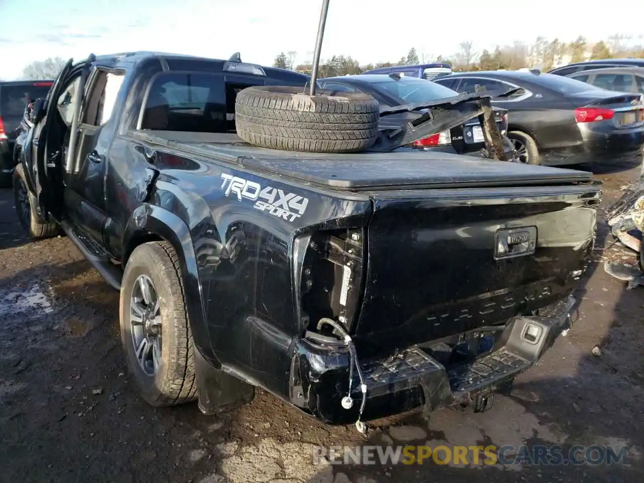 3 Photograph of a damaged car 3TMDZ5BN0KM064651 TOYOTA TACOMA 2019