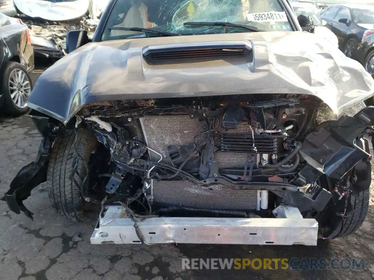 7 Photograph of a damaged car 3TMDZ5BN0KM064651 TOYOTA TACOMA 2019