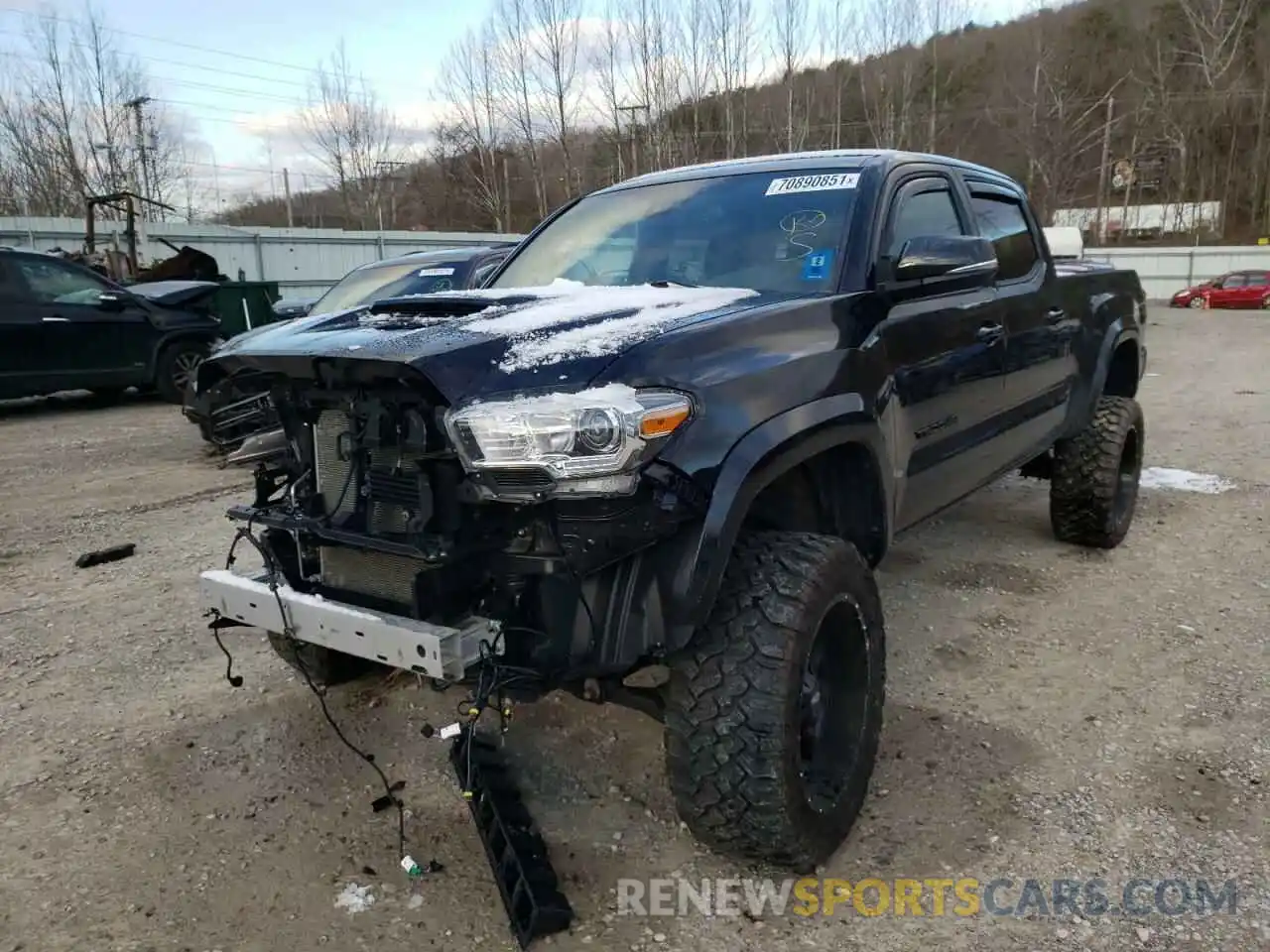 2 Photograph of a damaged car 3TMDZ5BN0KM066352 TOYOTA TACOMA 2019