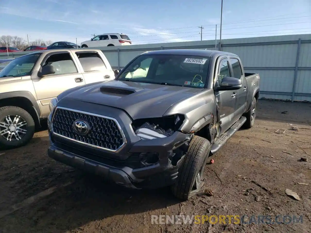 2 Photograph of a damaged car 3TMDZ5BN0KM066738 TOYOTA TACOMA 2019