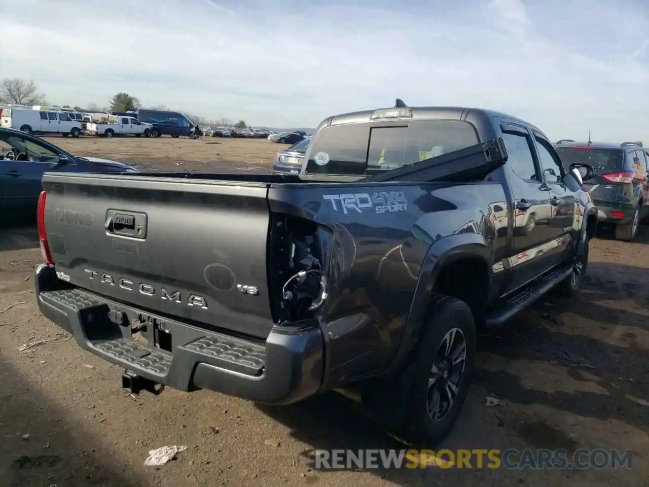 4 Photograph of a damaged car 3TMDZ5BN0KM066738 TOYOTA TACOMA 2019