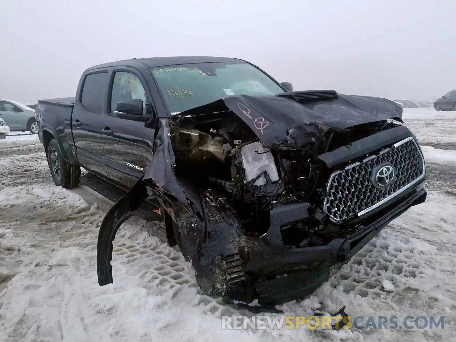 1 Photograph of a damaged car 3TMDZ5BN0KM068957 TOYOTA TACOMA 2019