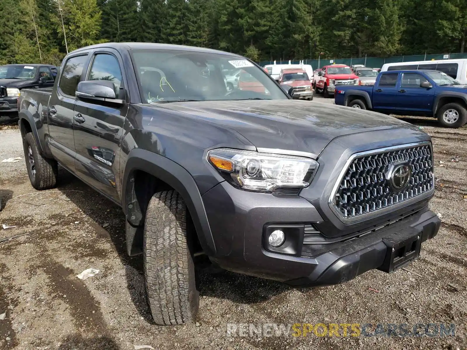 1 Photograph of a damaged car 3TMDZ5BN0KM069512 TOYOTA TACOMA 2019