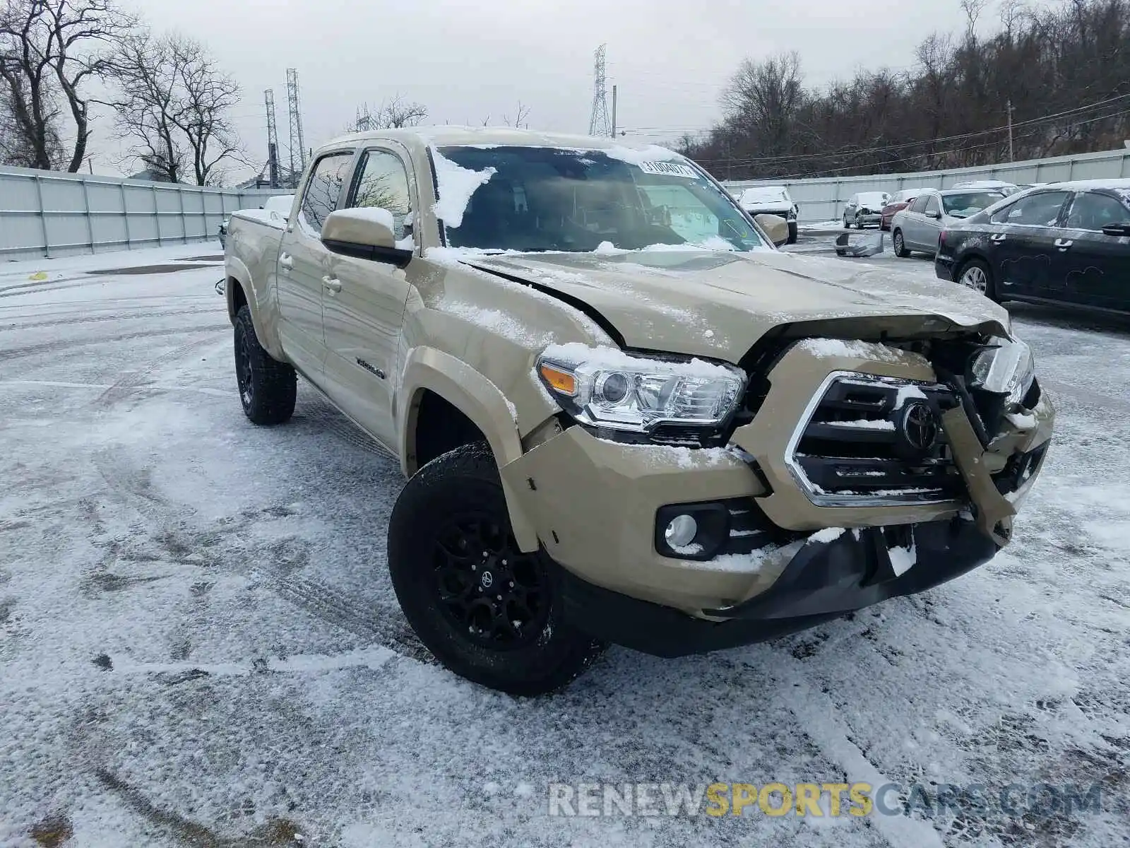 1 Photograph of a damaged car 3TMDZ5BN0KM069767 TOYOTA TACOMA 2019