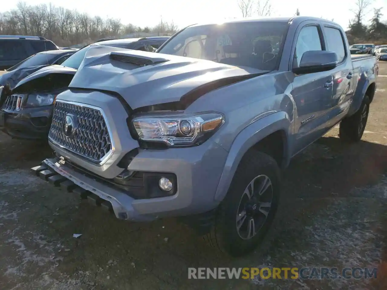 2 Photograph of a damaged car 3TMDZ5BN0KM070661 TOYOTA TACOMA 2019