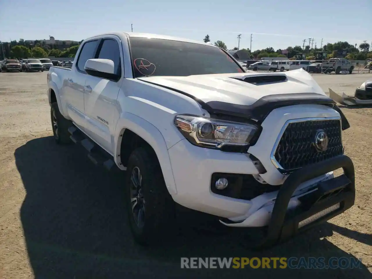 1 Photograph of a damaged car 3TMDZ5BN0KM071700 TOYOTA TACOMA 2019