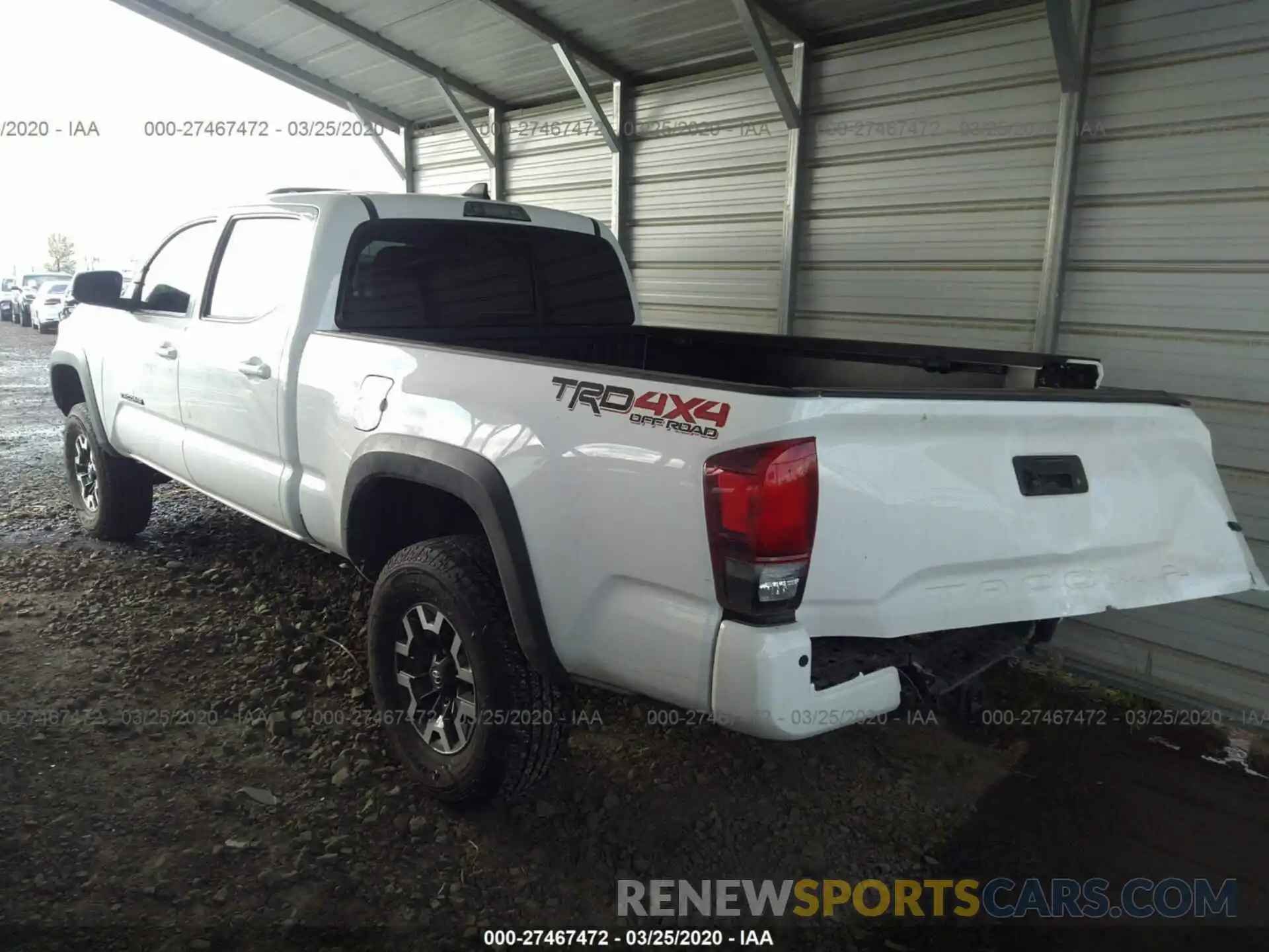 3 Photograph of a damaged car 3TMDZ5BN0KM072037 TOYOTA TACOMA 2019