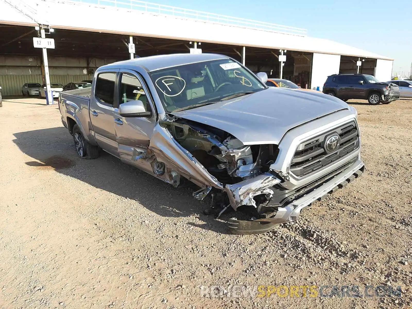 1 Photograph of a damaged car 3TMDZ5BN0KM072345 TOYOTA TACOMA 2019