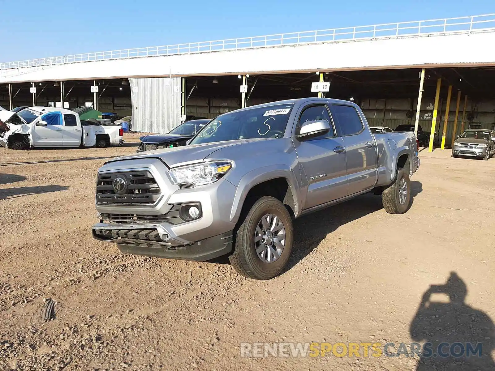 2 Photograph of a damaged car 3TMDZ5BN0KM072345 TOYOTA TACOMA 2019