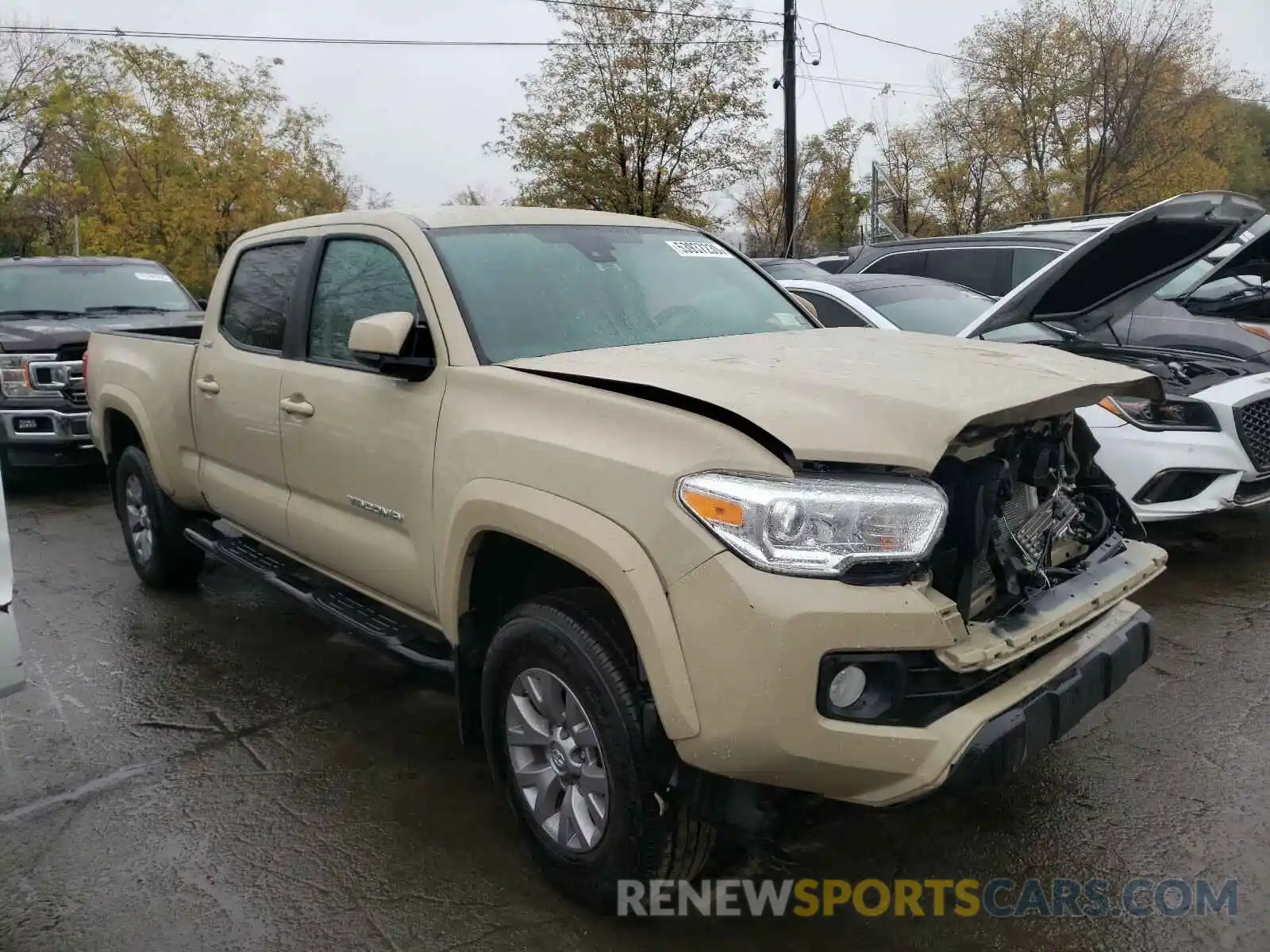 1 Photograph of a damaged car 3TMDZ5BN0KM077836 TOYOTA TACOMA 2019