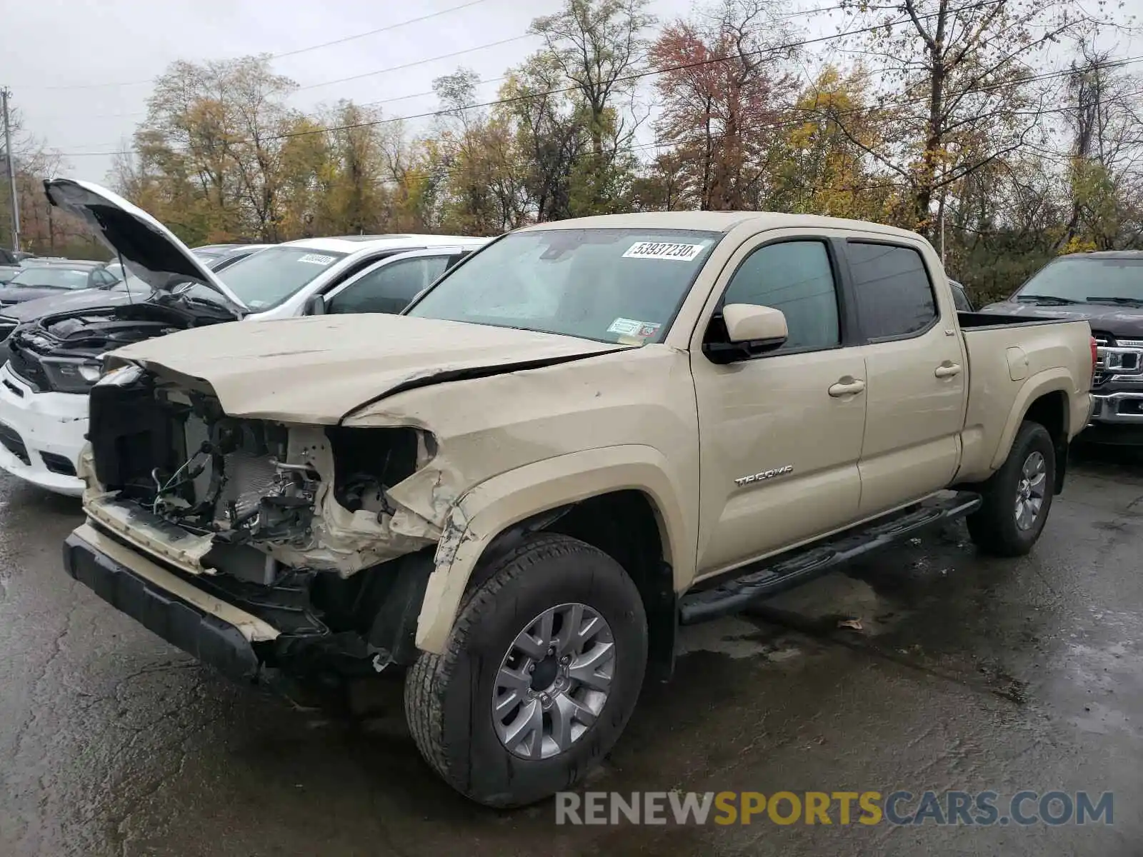 2 Photograph of a damaged car 3TMDZ5BN0KM077836 TOYOTA TACOMA 2019