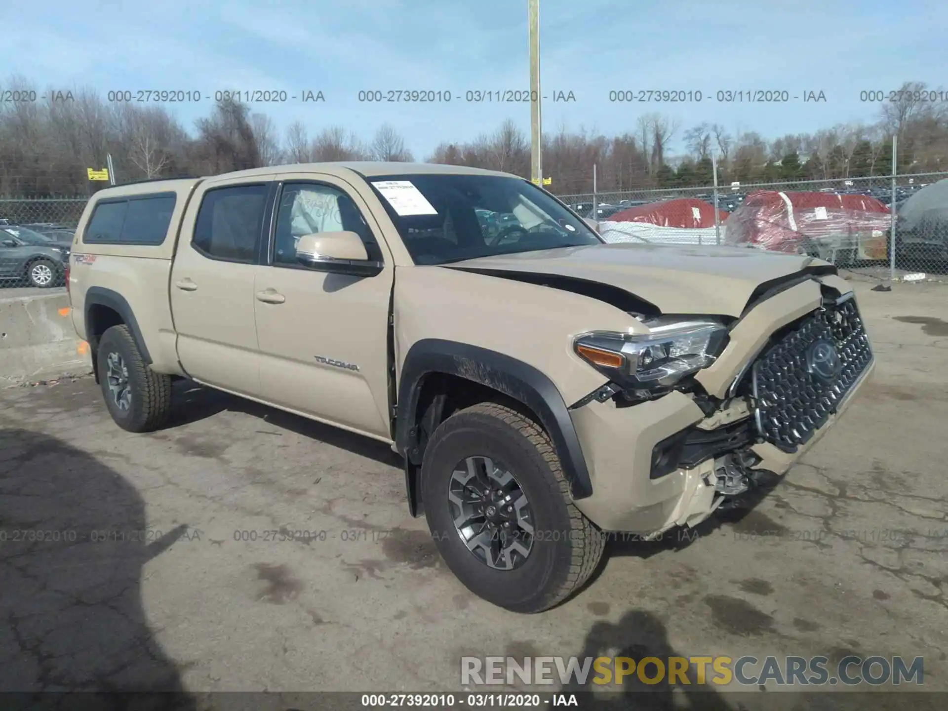 1 Photograph of a damaged car 3TMDZ5BN0KM078632 TOYOTA TACOMA 2019