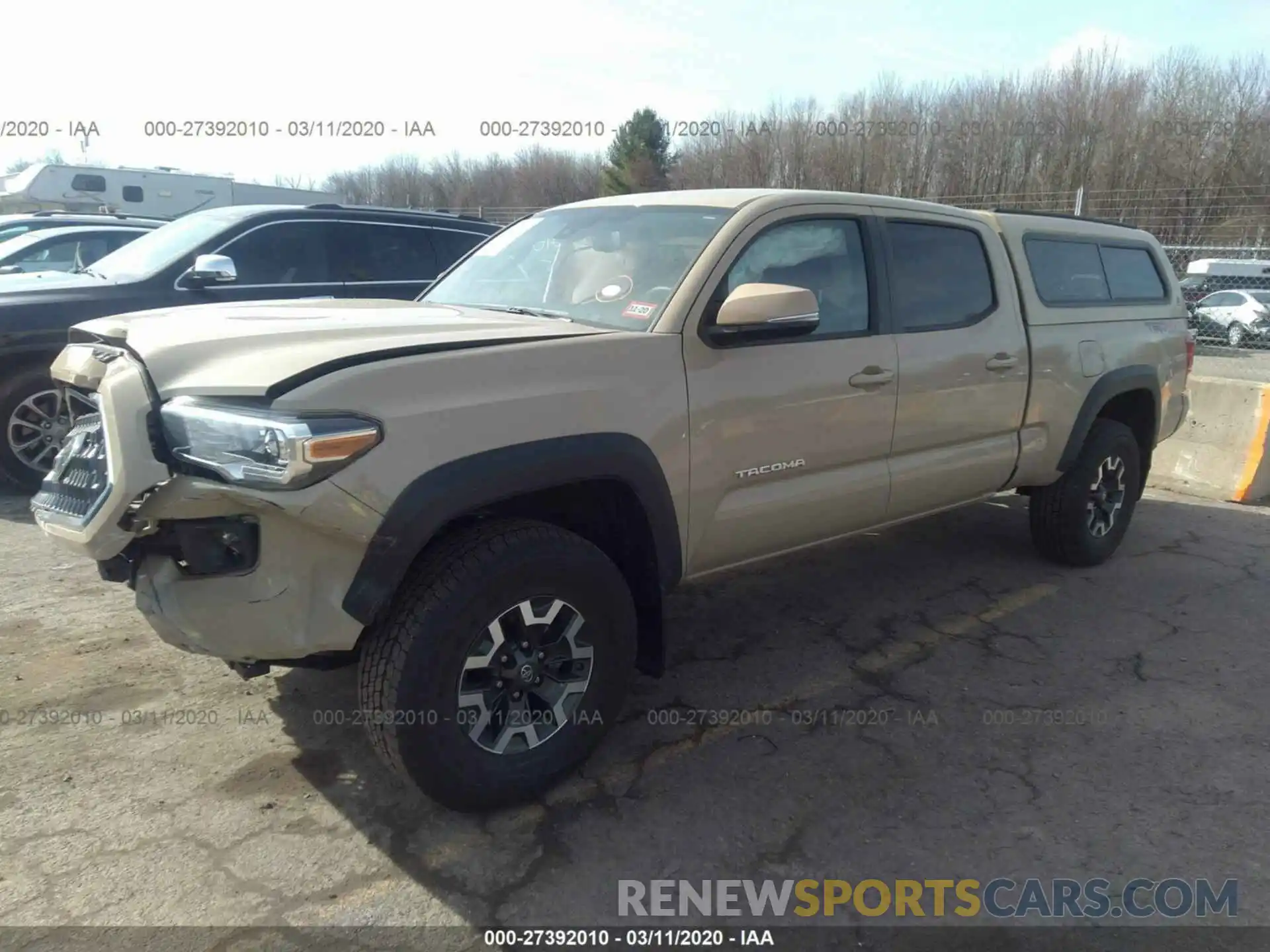 2 Photograph of a damaged car 3TMDZ5BN0KM078632 TOYOTA TACOMA 2019