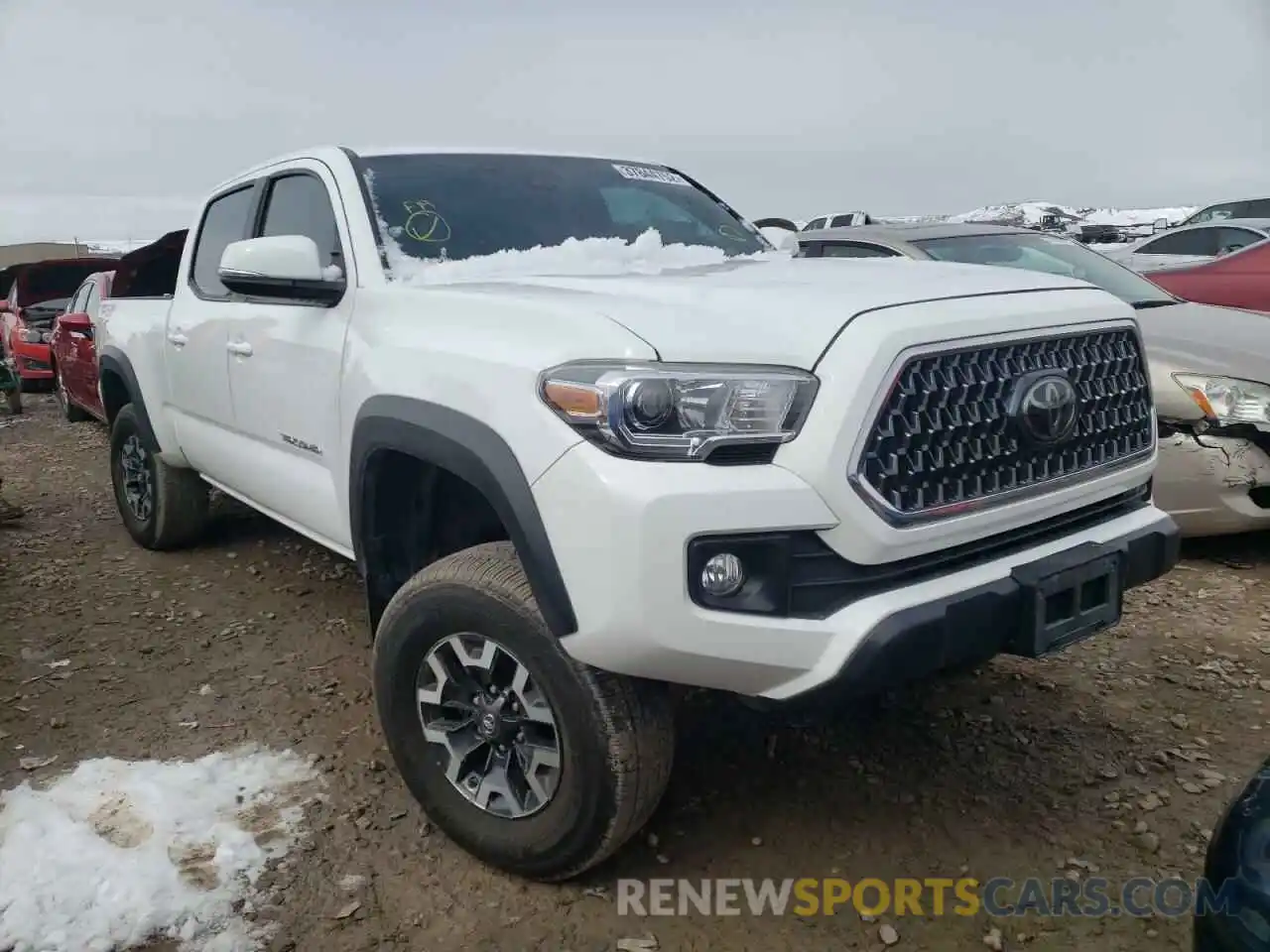 1 Photograph of a damaged car 3TMDZ5BN0KM078646 TOYOTA TACOMA 2019