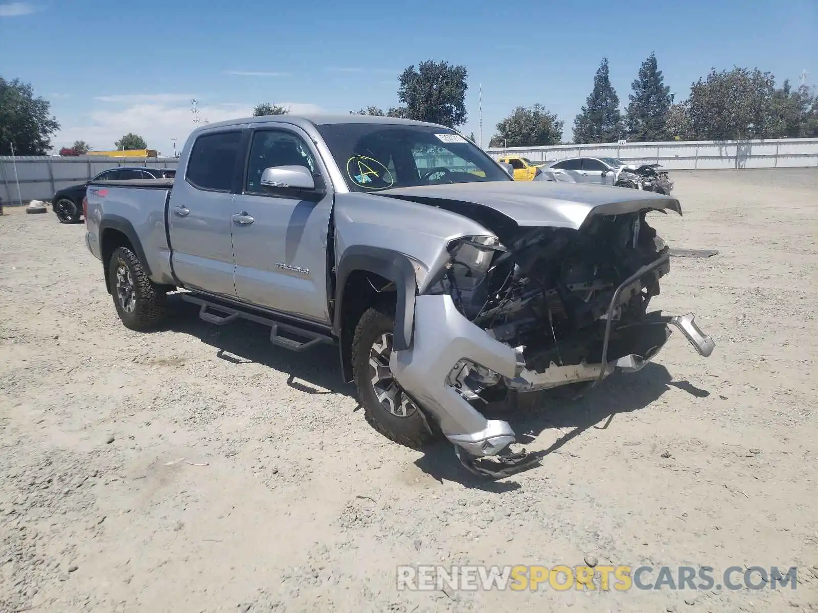 1 Photograph of a damaged car 3TMDZ5BN1KM055893 TOYOTA TACOMA 2019