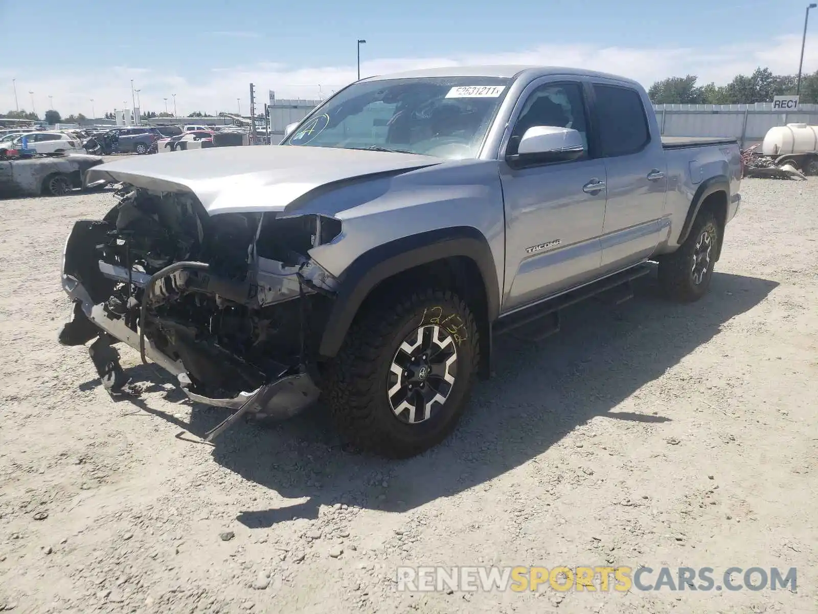 2 Photograph of a damaged car 3TMDZ5BN1KM055893 TOYOTA TACOMA 2019