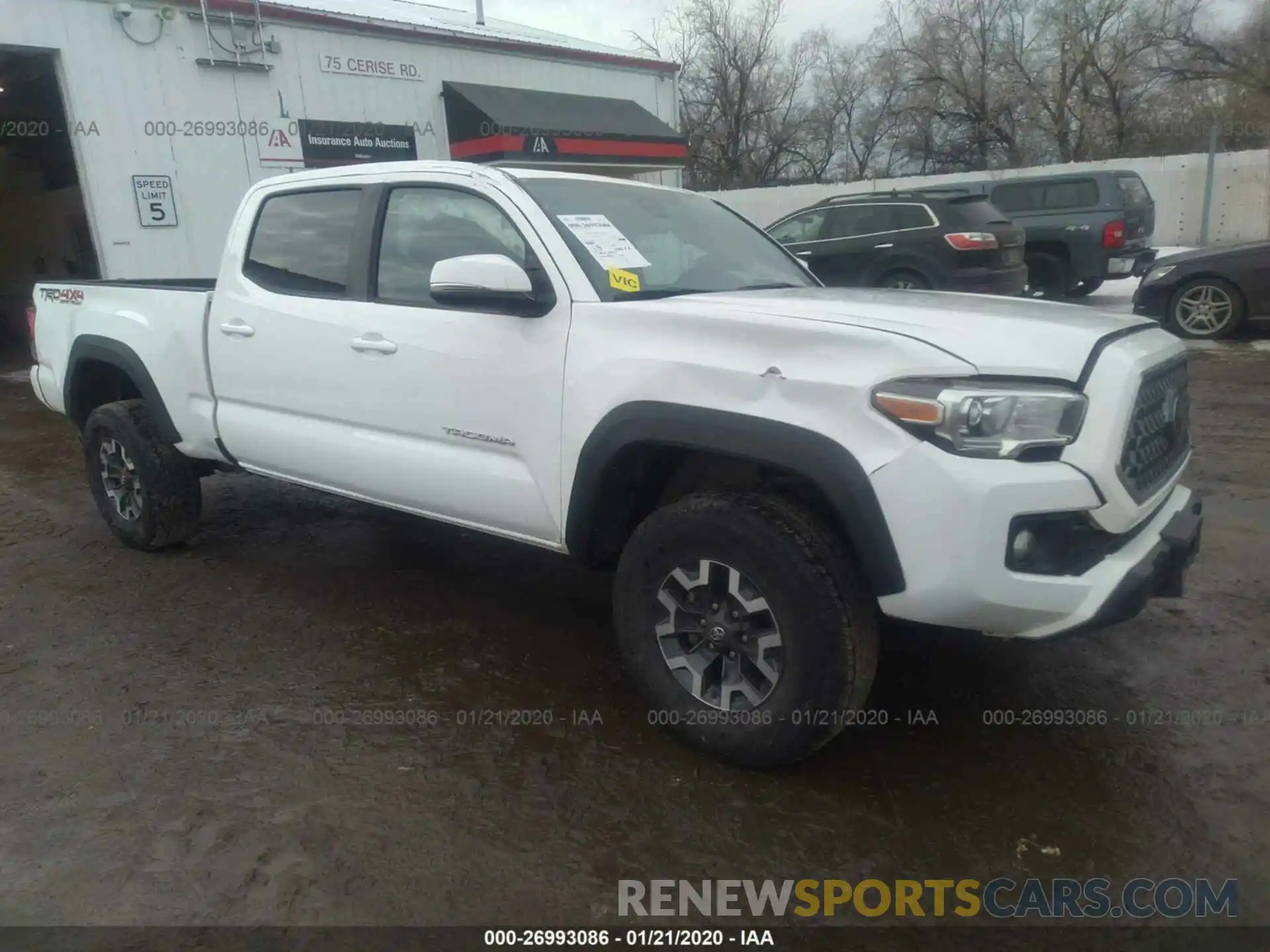 1 Photograph of a damaged car 3TMDZ5BN1KM056431 TOYOTA TACOMA 2019