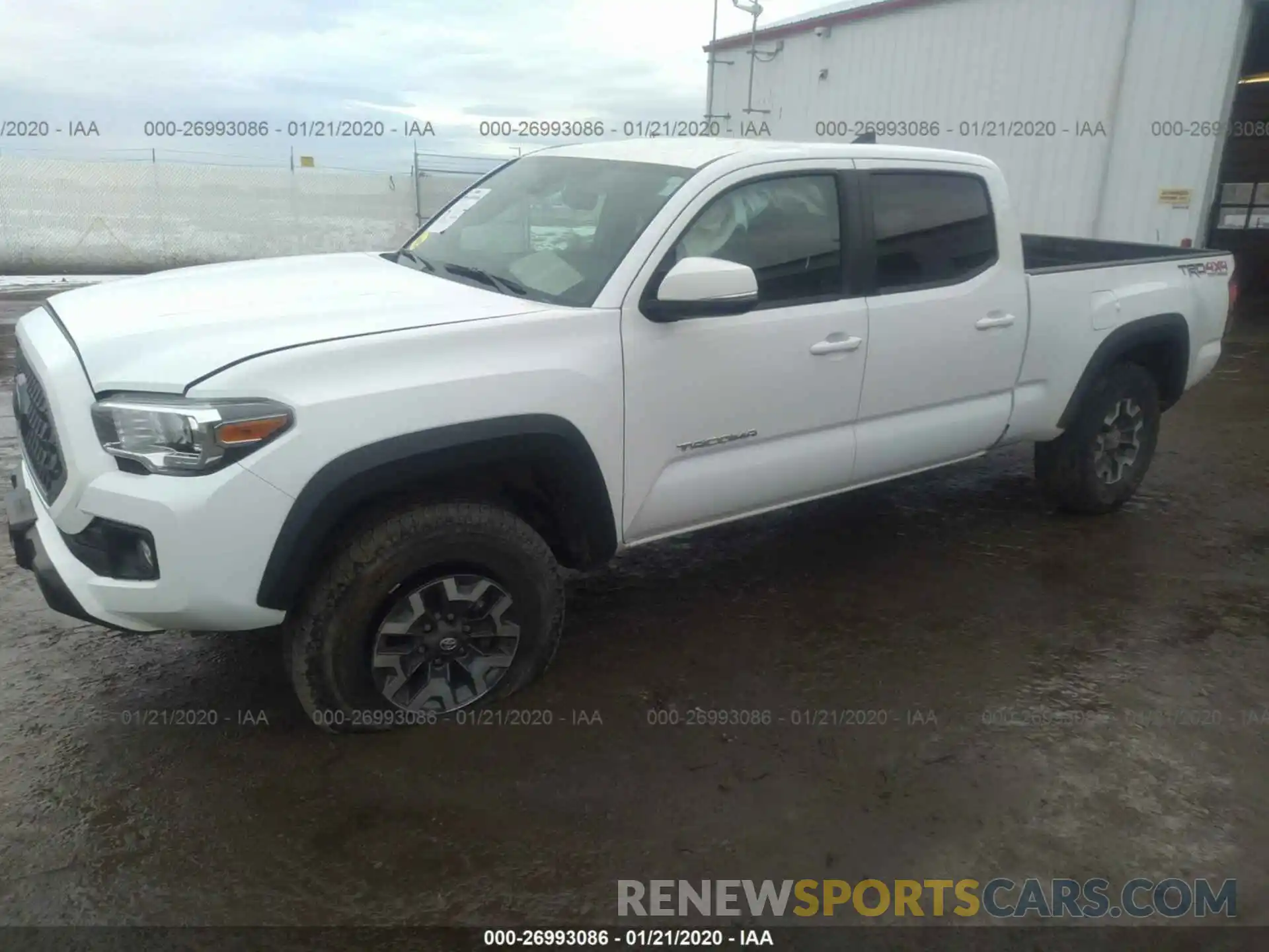 2 Photograph of a damaged car 3TMDZ5BN1KM056431 TOYOTA TACOMA 2019