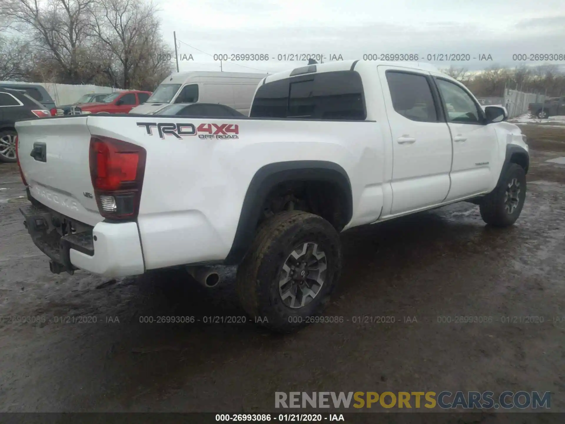 4 Photograph of a damaged car 3TMDZ5BN1KM056431 TOYOTA TACOMA 2019