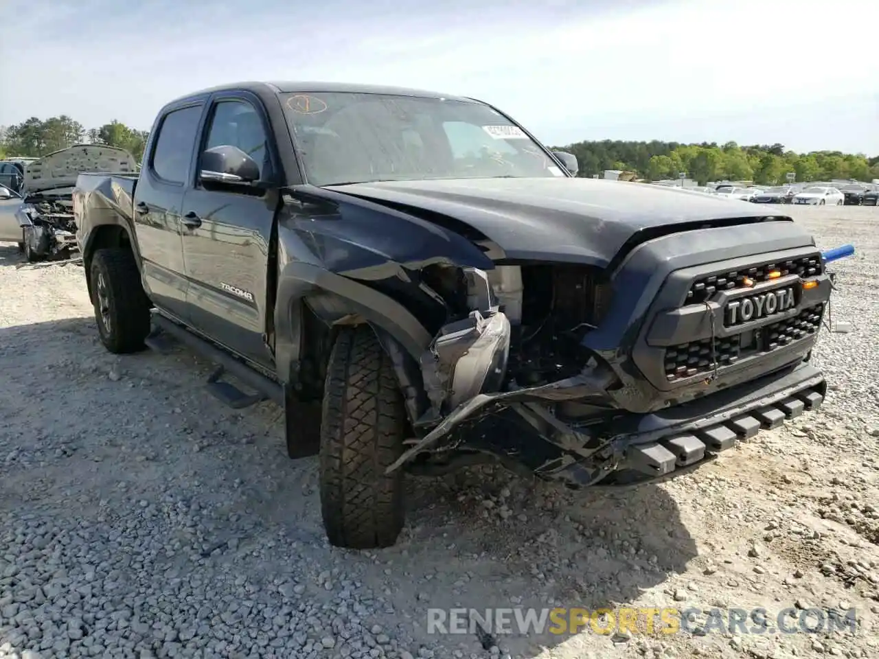 1 Photograph of a damaged car 3TMDZ5BN1KM057563 TOYOTA TACOMA 2019