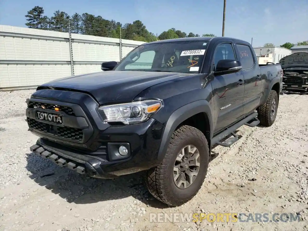 2 Photograph of a damaged car 3TMDZ5BN1KM057563 TOYOTA TACOMA 2019