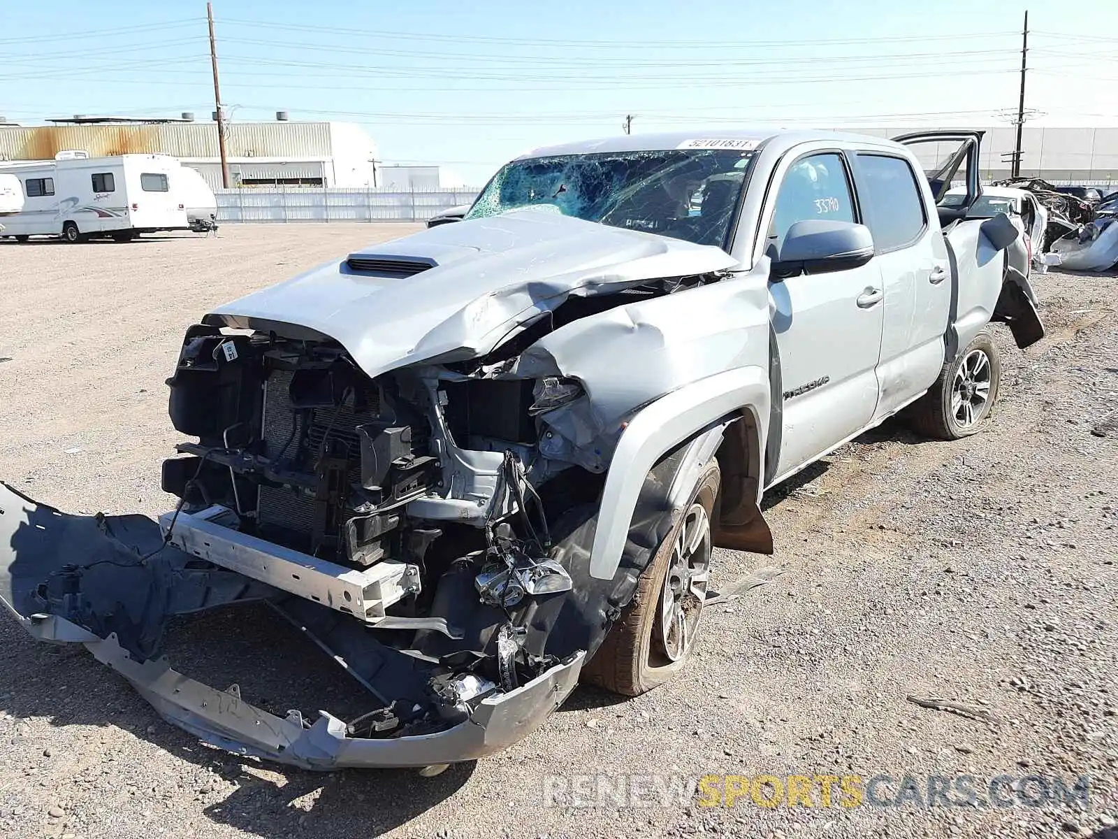 2 Photograph of a damaged car 3TMDZ5BN1KM058034 TOYOTA TACOMA 2019