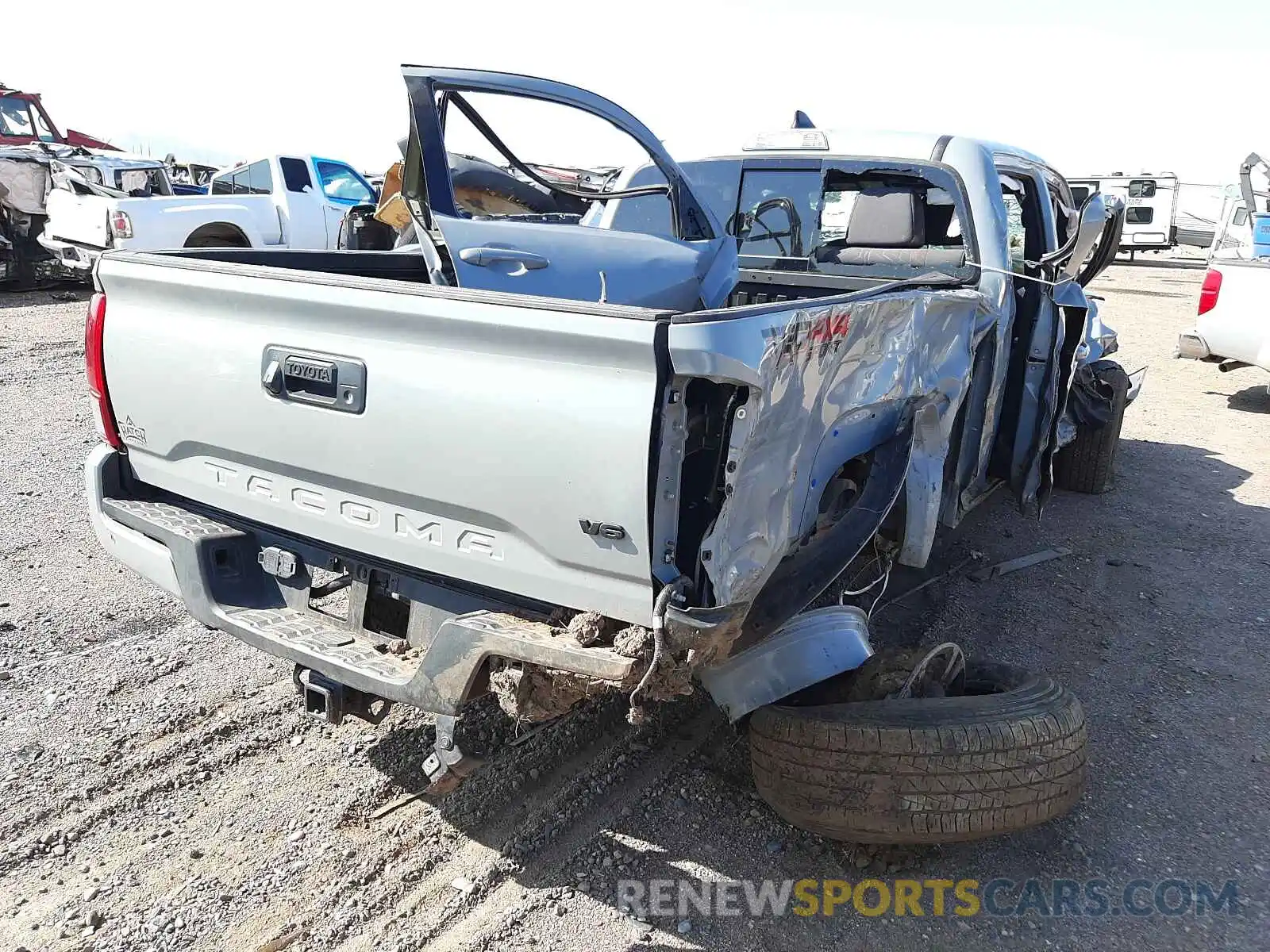 4 Photograph of a damaged car 3TMDZ5BN1KM058034 TOYOTA TACOMA 2019