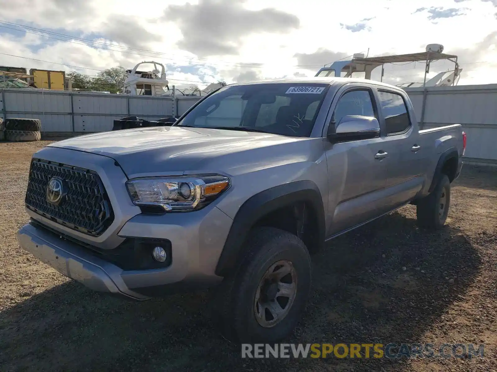 2 Photograph of a damaged car 3TMDZ5BN1KM060737 TOYOTA TACOMA 2019