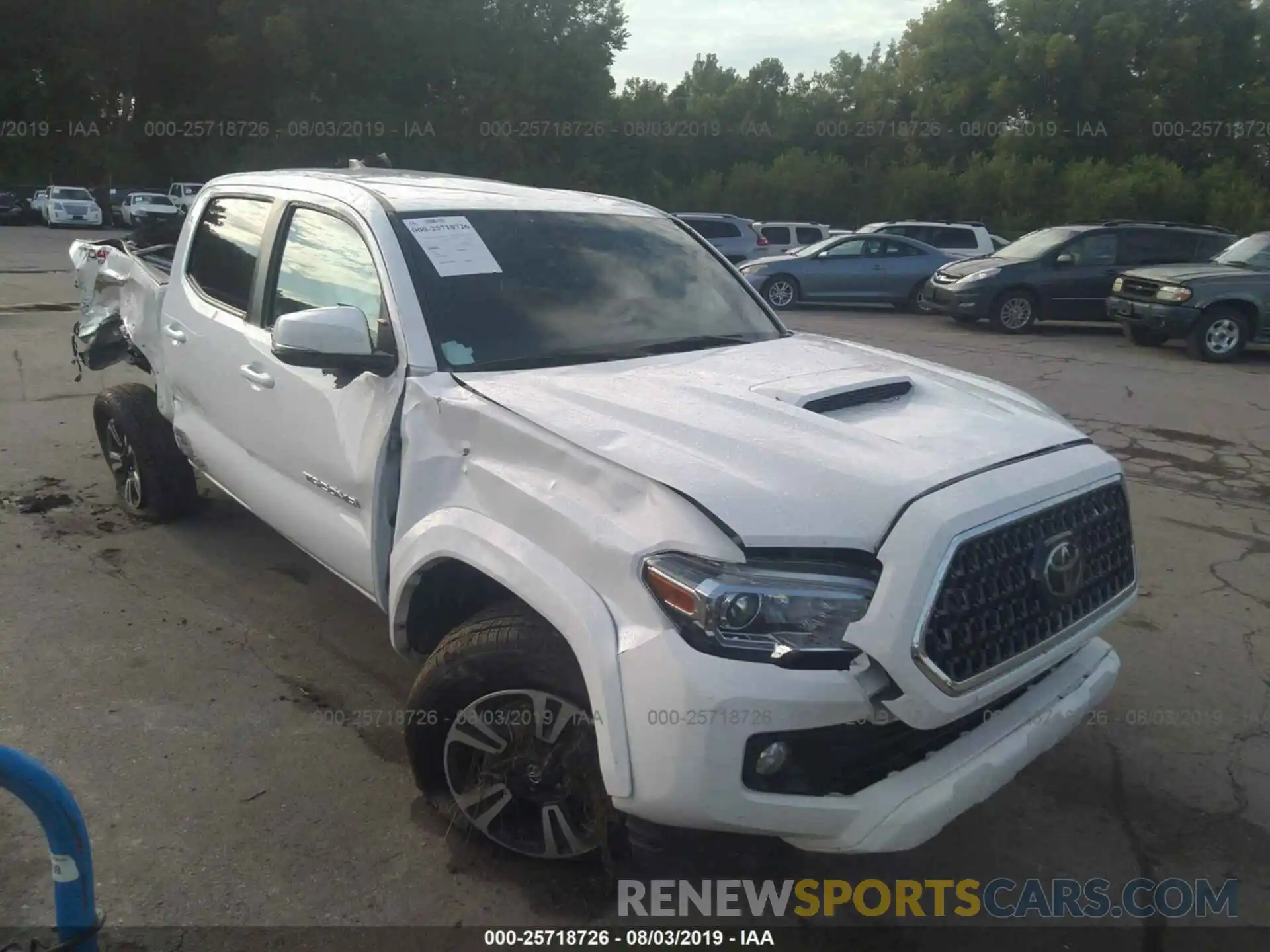 1 Photograph of a damaged car 3TMDZ5BN1KM061922 TOYOTA TACOMA 2019