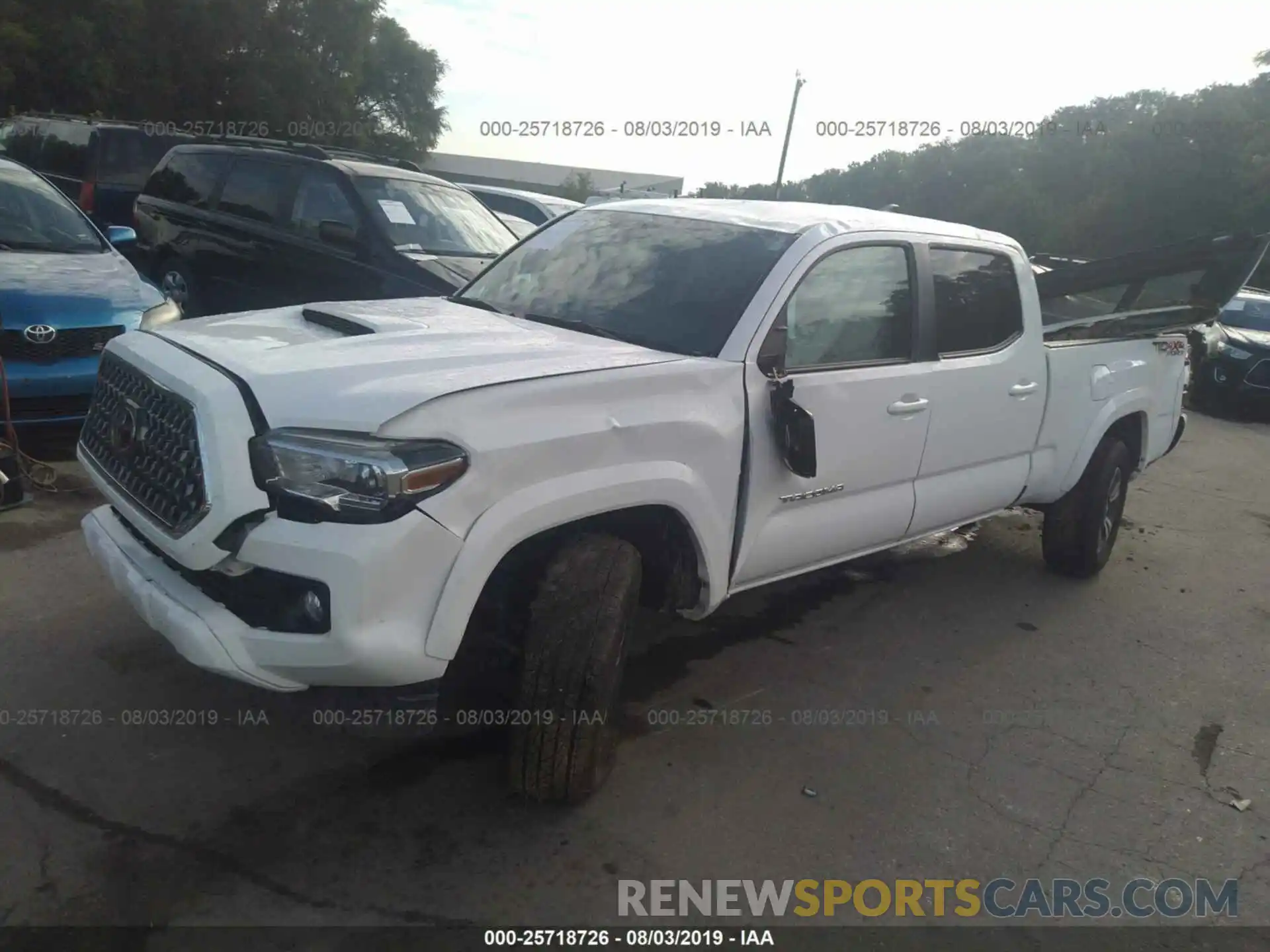 2 Photograph of a damaged car 3TMDZ5BN1KM061922 TOYOTA TACOMA 2019