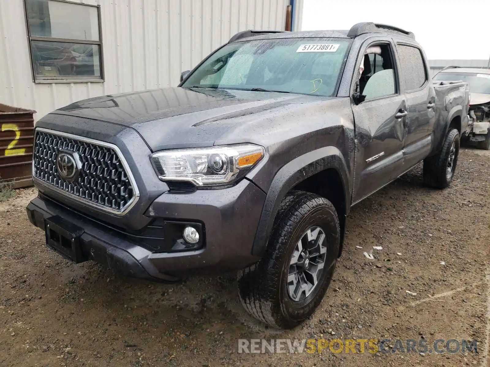 2 Photograph of a damaged car 3TMDZ5BN1KM063766 TOYOTA TACOMA 2019