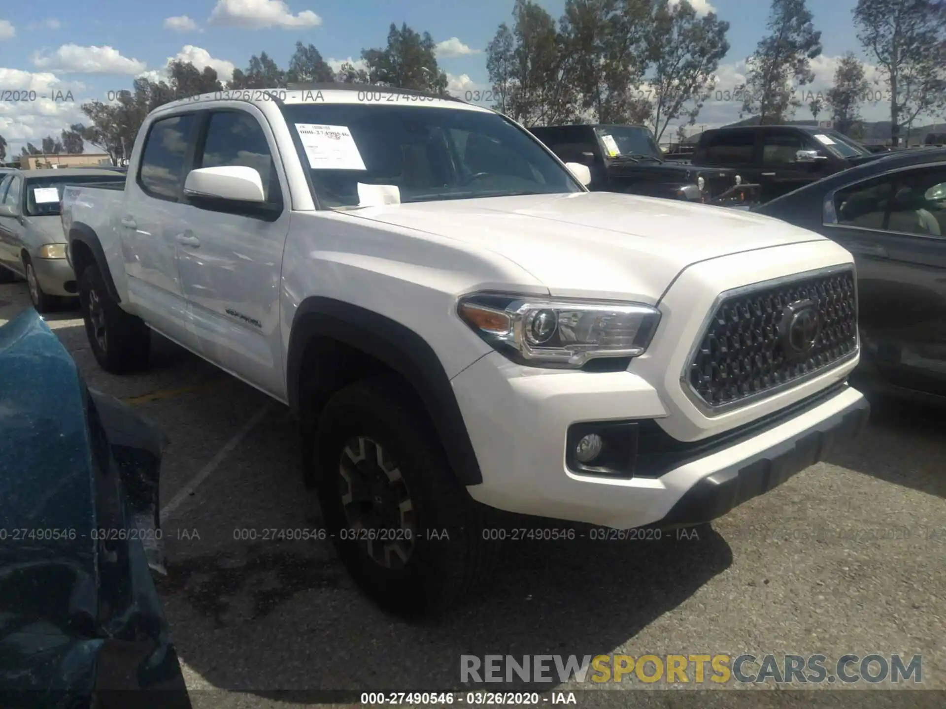 1 Photograph of a damaged car 3TMDZ5BN1KM065565 TOYOTA TACOMA 2019