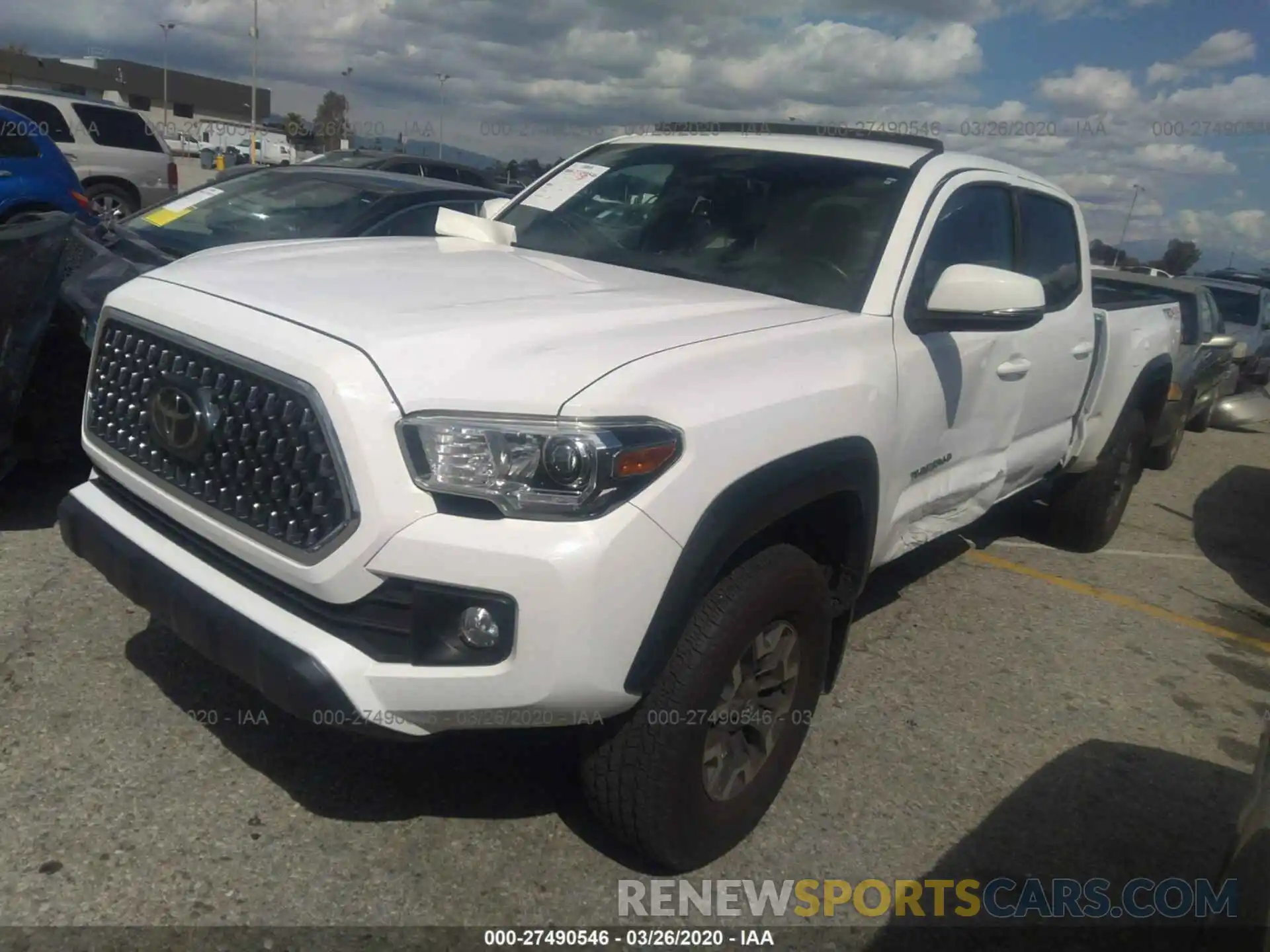 2 Photograph of a damaged car 3TMDZ5BN1KM065565 TOYOTA TACOMA 2019