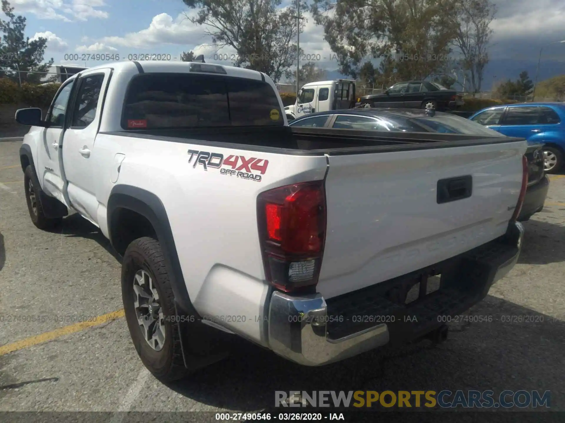 3 Photograph of a damaged car 3TMDZ5BN1KM065565 TOYOTA TACOMA 2019