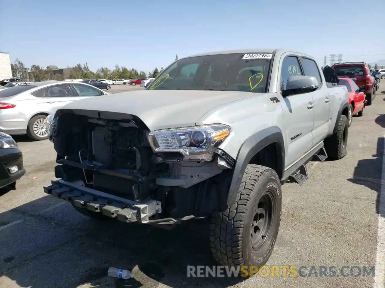 2 Photograph of a damaged car 3TMDZ5BN1KM070815 TOYOTA TACOMA 2019